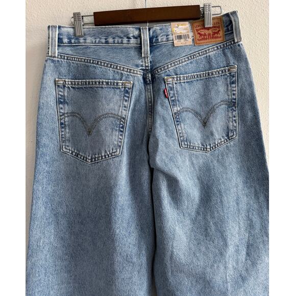NWT Levi's '94 Baggy Wide Leg Distressed Mid Rise Loose Women’s Jeans size 30 - Picture 8 of 12